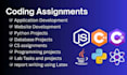 coding assignments and projects in c, cpp, python, java rust and more