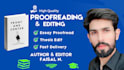proofread and edit your thesis, dissertation, and academic papers