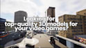 make 3d game ready buildings
