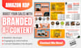 design amazing amazon a plus content for amazon KDP