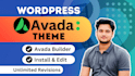create avada wordpress website, avada website design with avada theme