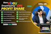 manage ebay dropshipping store on profit share US,UK
