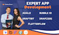 develop no code mobile app with adalo bubble io draftbit drapcode flutterflow