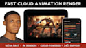 render your animation film with my cloud render farm