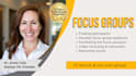 conduct focus groups, interviews to understand your audience