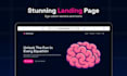 build a landing page for a brand