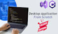 develop desktop applications in csharp