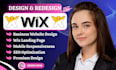 build wix website redesign, wix website redesign