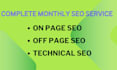 do complete monthly SEO service