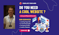 create a professional website design  development service for your business