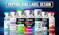 design professional vial, medicine label and product label design