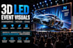 create anamorphic 3d led visuals for events and brand launches