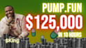 do pump fun promotion to reach 100 percentage bonding curve and move to rayduim