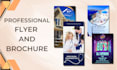 design a flyer, bifold, trifold, brochure using canva