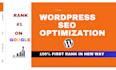do wordpress website SEO optimization for higher rankings