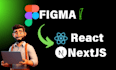 convert figma to react js, figma to next js, figma to HTML CSS with tailwind