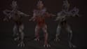 craft 3d non human character, blend 3d creature model,horror model,rig ue5,unity