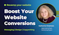 revamp your webpage with expert copy and design optimization