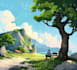 create an environment concept art landscape design