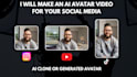 make a professional ai avatar social media video