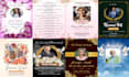 design event, funeral flyer, obituary and program in 3hrs