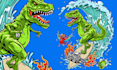 draw fun active illustration for kids