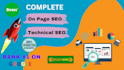 do onpage SEO and technical optimization for your google rank