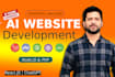 build ai website, ai chatbot and custom ai web application