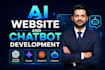 build ai website, ai chatbot and custom ai web application