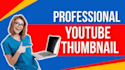 design an expert youtube thumbnail and fiver image
