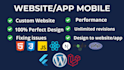 build complete web or app using react nodejs and wordpress
