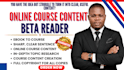create ebook online course content, course creation, romance novel beta reader