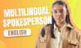 be a professional spokesperson video or ugc video creator in english