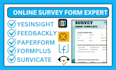 create yesinsights feedbackly formplus surveysparrow paperform opinion stage