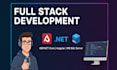 design modern web applications with asp net core API and angular frontend