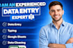 do accurate data entry, copy paste, web research and excel work