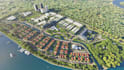 do design masterplan renderings, site plan and urban design