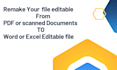 make your pdf or scanned document editable