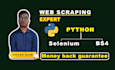 do web scraping, data scraping, and data mining by python