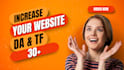 increase your website moz domain authority da 30 plus