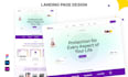 do clean professional web landing page UI UX design figma