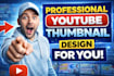 professionally design and unique youtube thumbnail