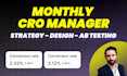 be your cro manager and conversion optimization consultant to improve conversion