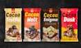 design unique chocolate bar, box packaging and label