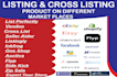 draft, list, cross list products using vendoo, list perfectly, flyp, crosslist