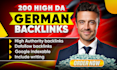 do SEO backlinks through german guest posts high da german link building