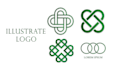 create knot logo or illustre celtic style
