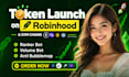 launch token pumpswap robinhood meme bundle script trading volume bot