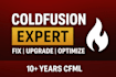 develop, fix, upgrade, or migrate your coldfusion lucee adobe cf app