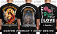provide you graphic clothing t shirt designs